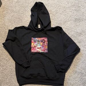 Gildan Black Hoodie with Colorful Graphic